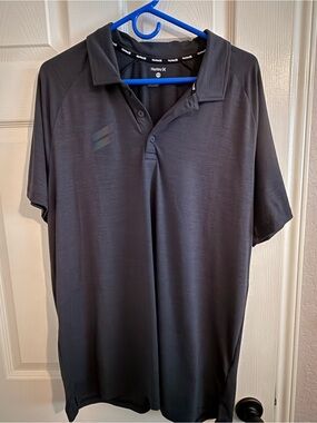 Hurley Men’s Short-Sleeve Polo - Charcoal Gray